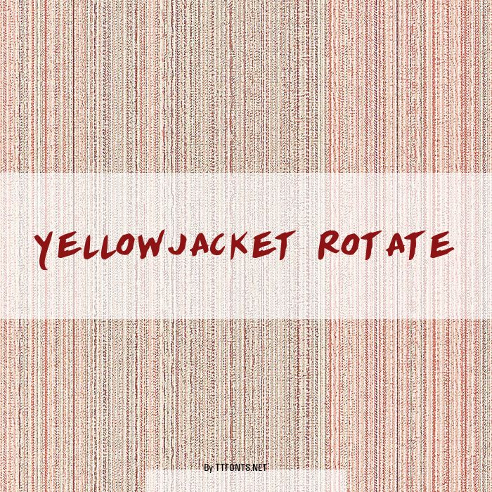 Yellowjacket Rotate example